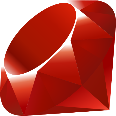 Logo da linguagem de programação Ruby