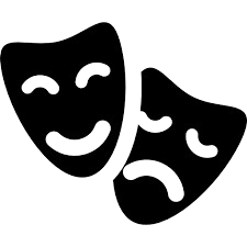 Duas máscaras de teatro